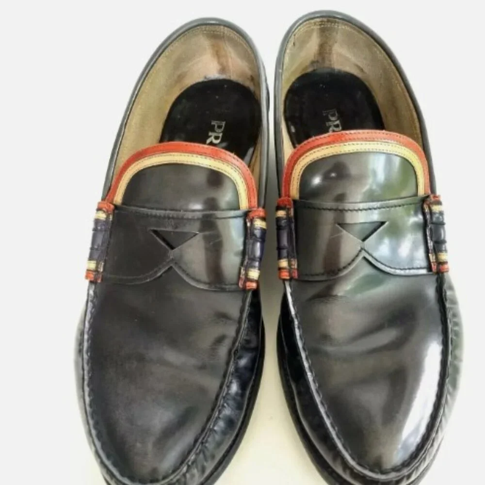 Men’s Prada Leather Loafers - Picture 2 of 2
